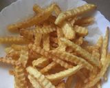 A picture of step 1 of Mac fries.