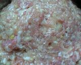 A picture of step 3 of Onion and Pork Gyoza.
