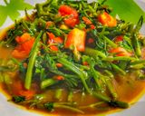 Foto langkah ke 6 dari resep 75. Tumis Kangkung Terasi Saos Tiram.