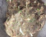 A picture of step 2 of Keema puri.