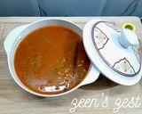 A picture of step 3 of Moong and Chana Daal.