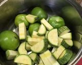 A picture of step 3 of Fake Guacamole Sonora Style.