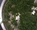 A picture of step 1 of Bathua raita.