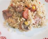 Foto del paso 2 de la receta: Paella de pavo y champiñones