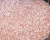 A picture of step 2 of Risotto al lampone raspberry risotto.