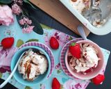 Une image de l'étape 6 de Crème glacée façon cheesecake aux fraises🍓🍨.