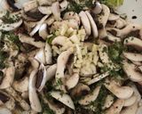 Gombás rakottas recept fázis 2 fotója
