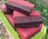 Foto langkah ke 5 dari resep Brownies red velvet.