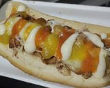 Foto del paso 10 de la receta: Perrito🌭caliente🥓de pollo🍗y tocineta🌭hawaiano🍍
