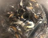 Une image de l'étape 5 de Moules au maroille.
