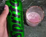 A picture of step 6 of Pomo guava mocktail.