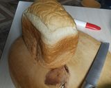 Foto langkah ke 4 dari resep Roti Tawar Ekonomis menggunakan Breadmaker Panasonic SD-P104.