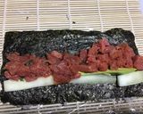 Foto del paso 3 de la receta: Spicy tuna roll