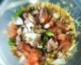 A picture of step 2 of Chole kulcha (matar) Delhi style.