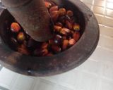 A picture of step 2 of Efere Abak (Atama Soup).