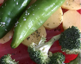 Foto del paso 2 de la receta: Bacalao al cava con verduras al vapor (en Lékué)