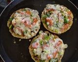 A picture of step 3 of Multi grain Pizza bites.