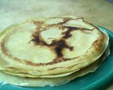 Foto del paso 1 de la receta: Panqueques baby, con miel, coco y dulce de leche