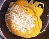 A picture of step 6 of Curry Omurice.