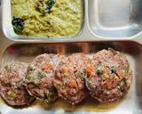 A picture of step 8 of Ragi Veggie Idli.