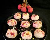 A picture of step 5 of Lychee Rose Sandesh - 15 Minutes - Quick & Easy - Fireless Sweet - Indian Bengali Mithai.