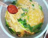 A picture of step 6 of Spicy Miso Shirataki Ramen with Mushrooms.