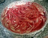 A picture of step 11 of New York Style Strawberry Cheesecake.