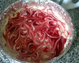 A picture of step 8 of New York Style Strawberry Cheesecake.