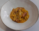 Foto del paso 7 de la receta: Arroz meloso de longaniza y alcachofas