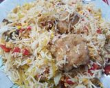 A picture of step 6 of Fish fried Rice.