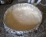A picture of step 6 of New York Style Strawberry Cheesecake.
