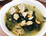 Hình bước làm 2 của món Canh nghêu rong biển đậu hũ