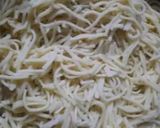 A picture of step 1 of Chinese noodles.