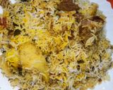 A picture of step 2 of Degi Biryani.