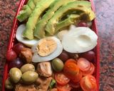 A picture of step 2 of Cesar salad.