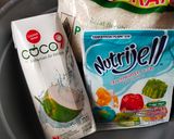 Foto langkah ke 1 dari resep Bola air kelapa (isian mochi).