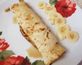 A picture of step 9 of My Banana Cinnamon Pancake Wrap for Breakfast. 💗.
