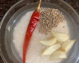 A picture of step 1 of Kadali Fula Bhaja (Banana Flower fry).