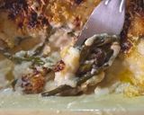 Une image de l'étape 5 de Gratin des asperges vertes.