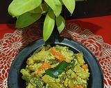 A picture of step 5 of Avial Kerala Style.