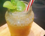 รูปขั้นตอนการทำที่ 6 ของ Iced Sunshine Cold Brew Tea ชามะม่วง 🥭🍊เขียวหวานสกัดเย็น