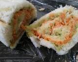 Tricolour pin wheel sandwitch recipe step 3 photo