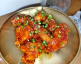 Gambar langkah 4 resipi Ayam Goreng Korea.