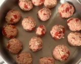 Foto del paso 2 de la receta: Albóndigas de pollo y tofu, incluido salsa de setas con avena🧆