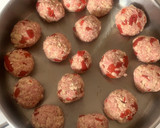Foto del paso 2 de la receta: Albóndigas de pollo y tofu, incluido salsa de setas con avena🧆