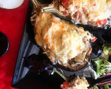 Foto del paso 5 de la receta: Berenjenas rellenas de pollo