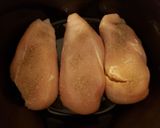 A picture of step 1 of Slow Cooker Shredded BBQ Chicken.