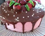 Foto del paso 5 de la receta Tarta mousse de cerezas y chocolate