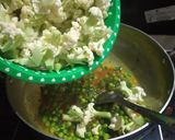 A picture of step 5 of Keema Gobhi.