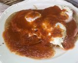 A picture of step 7 of Sonoran-Style Huevos Rancheros.